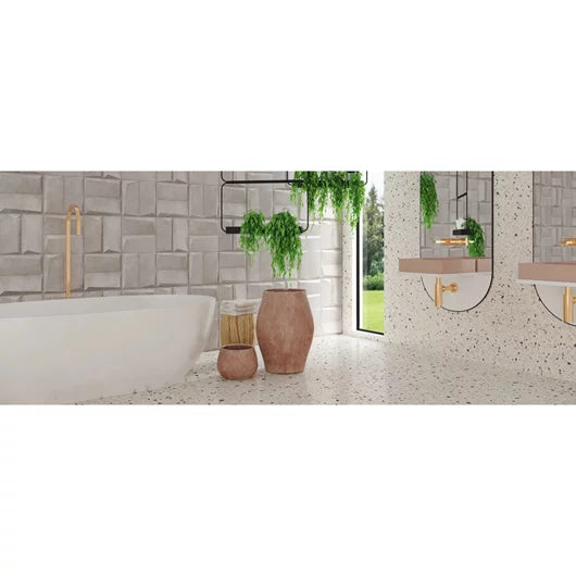 Porcelanato Ceusa Confete White Natural 100x100cm Retificado 1 caixa = 2 m² R$:239,90 M2