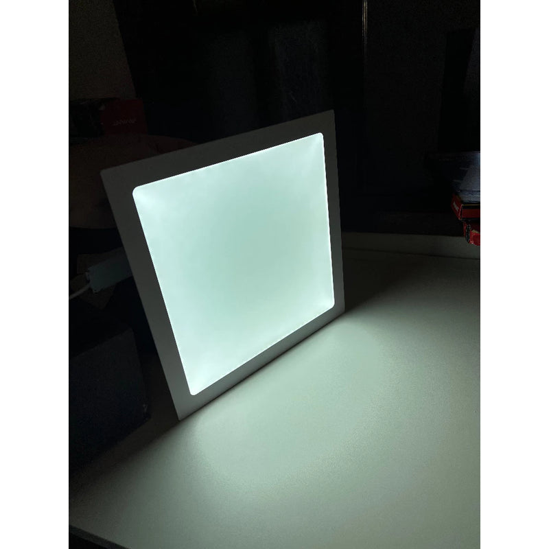 Kit 10 Painel Plafon Led Teto/Laje Sobrepor 24w Quadrado Luz 6500k/4000k/3000k Forte 30x30 Garântia de 12 Meses