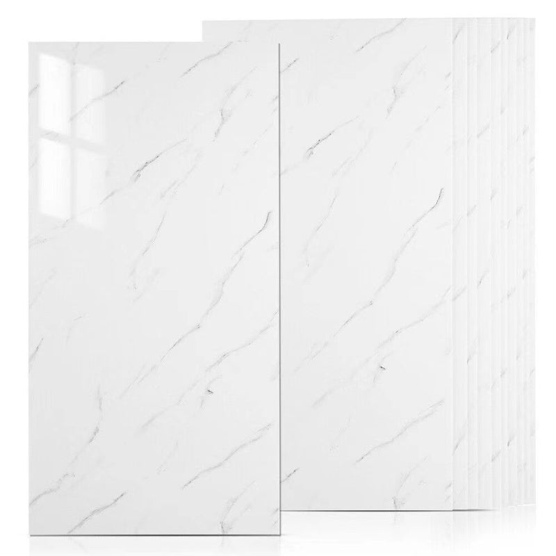 Kit 10 Placas Adesivas Mármore Parede Autocolante 3D Porcelanato 30X60