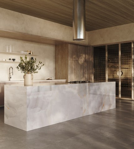 PORCELANATO Onix Bianco Lux Polido 90x90 2,40 CX BIANCOGRES R$:149,90 M2